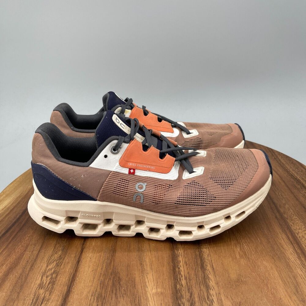 On Cloudstratus Shoes Womens Size 10 Cork/Fawn Running Comfort Walking Sneakers